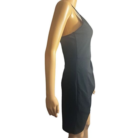 Lulus 🌻 Forever Your Girl Black Bodycon Dress Medium - Picture 6 of 7